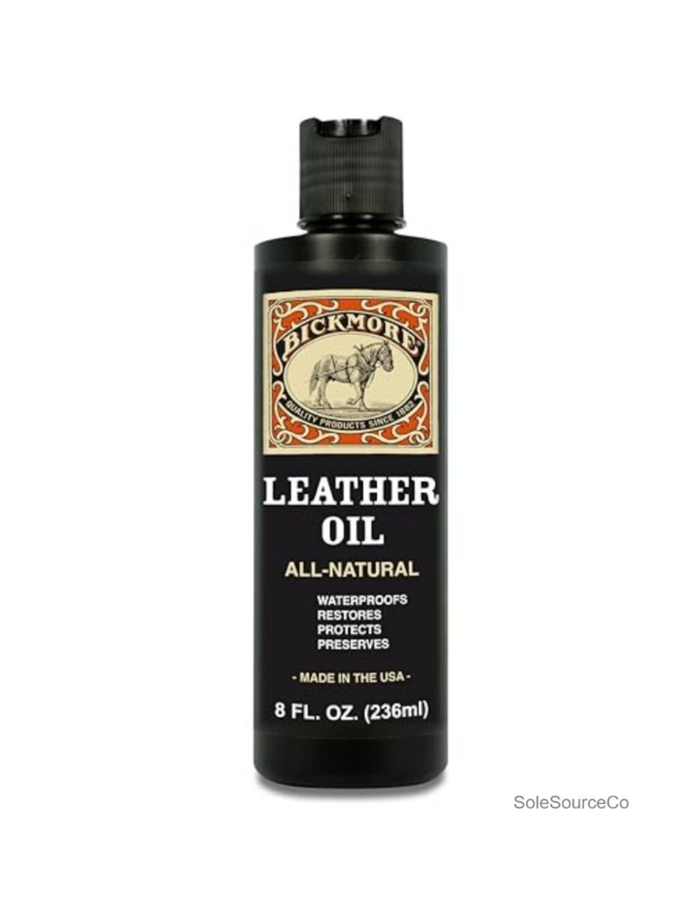 Leather Oil Conditioner 8 oz Waterproofs Restores Deep Conditioning